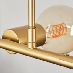 Lampes Vintages & Rétros-hofstein Suspension Talmage Laiton, 5 lumières