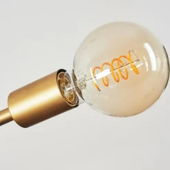 Lampes Vintages & Rétros-hofstein Suspension Talmage Laiton, 5 lumières