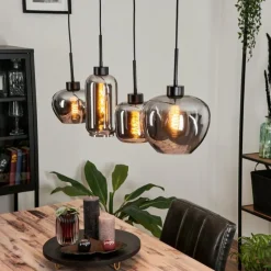 hofstein Suspension Talok Fumé, 4 lumières