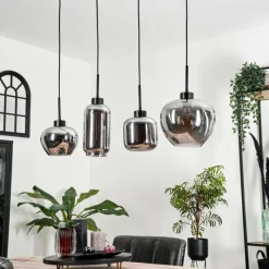 hofstein Suspension Talok Fumé, 4 lumières