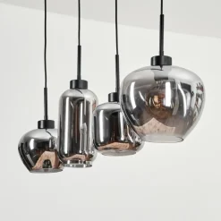 hofstein Suspension Talok Fumé, 4 lumières
