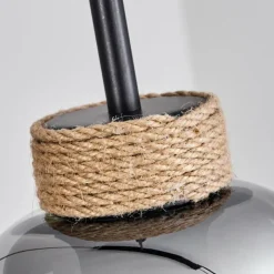 Suspension Verre Fumé-hofstein Suspension Talok Noir, 4 lumières