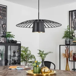 hofstein Suspension Tanakou Noir, 1 lumière* Suspensions