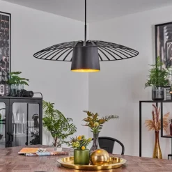 hofstein Suspension Tanakou Noir, 1 lumière* Suspensions