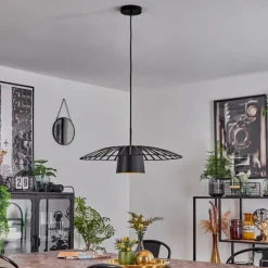 hofstein Suspension Tanakou Noir, 1 lumière* Suspensions