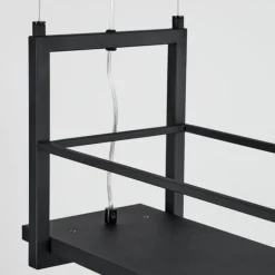 Lampes Industrielles-hofstein Suspension Tasan Noir, 4 lumières