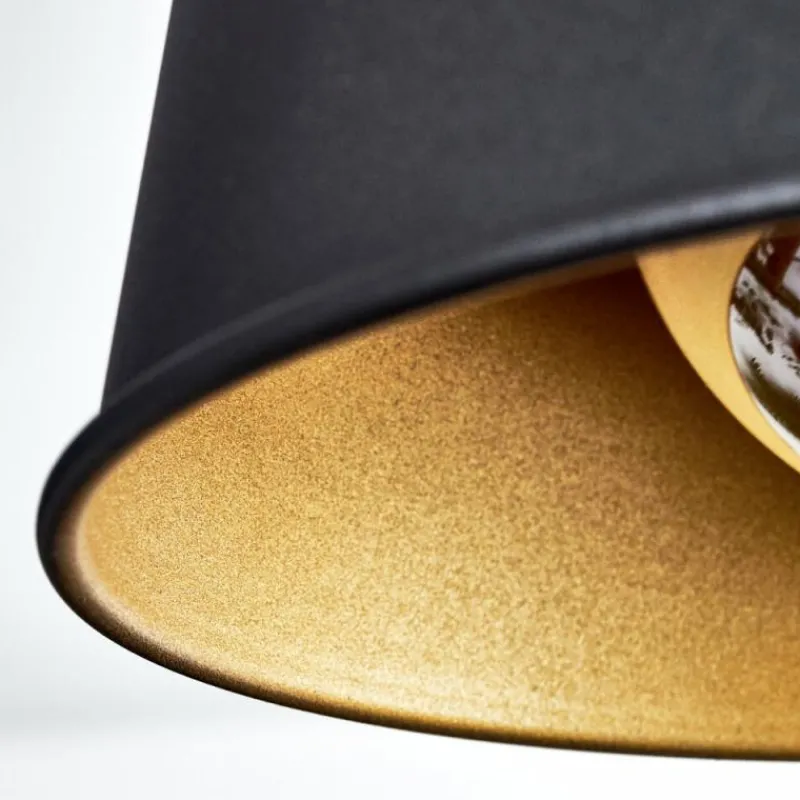 Lampes Dorées-hofstein Suspension Tatodere Brun, Noir, 4 lumières