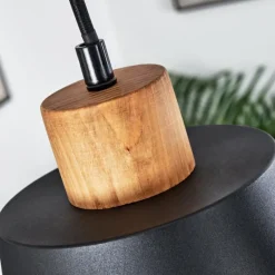 Lampes Dorées-hofstein Suspension Tatodere Brun, Noir, 4 lumières