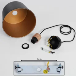 hofstein Suspension Tatodere Écru, Noir, 1 lumière