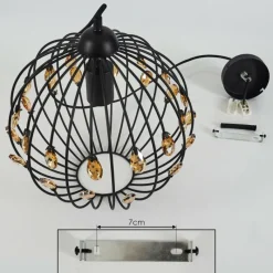 Lampes À Boules-hofstein Suspension Tawasu Noir, 1 lumière