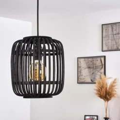 Style Boho-Chic-hofstein Suspension Teheran Noir, 1 lumière