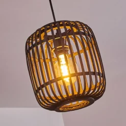 Style Boho-Chic-hofstein Suspension Teheran Noir, 1 lumière