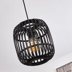 Style Boho-Chic-hofstein Suspension Teheran Noir, 1 lumière