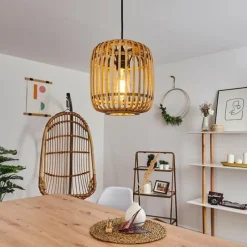 Style Boho-Chic-hofstein Suspension Teheran Noir, 1 lumière