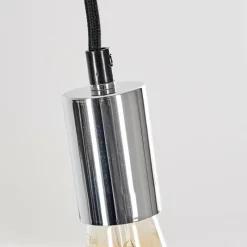 Luminaires Rustiques-hofstein Suspension Tenna Chrome, 1 lumière