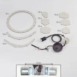 Luminaires Scandinaves-hofstein Suspension Thayngen Noir, 1 lumière