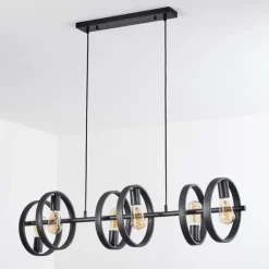hofstein Suspension Theareabarivat Anthracite, 6 lumières* Suspensions