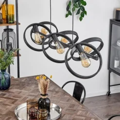 hofstein Suspension Theareabarivat Anthracite, 6 lumières* Suspensions