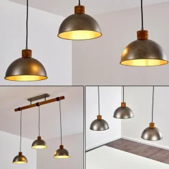 Luminaires Rustiques-hofstein Suspension Tholen Brun, 3 lumières