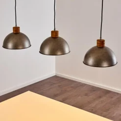 Luminaires Rustiques-hofstein Suspension Tholen Brun, 3 lumières