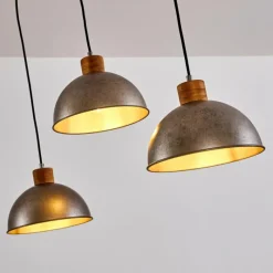 Luminaires Rustiques-hofstein Suspension Tholen Brun, 3 lumières