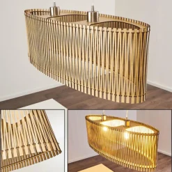 hofstein Suspension Timmele Bois clair, 2 lumières