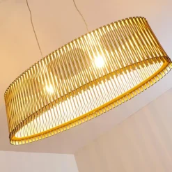 hofstein Suspension Timmele Bois clair, 2 lumières