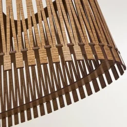 Luminaires Rustiques-hofstein Suspension Timmele Nickel mat, 2 lumières