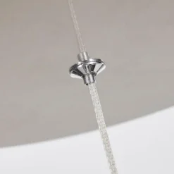 hofstein Suspension Toga LED Nickel mat, 3 lumières