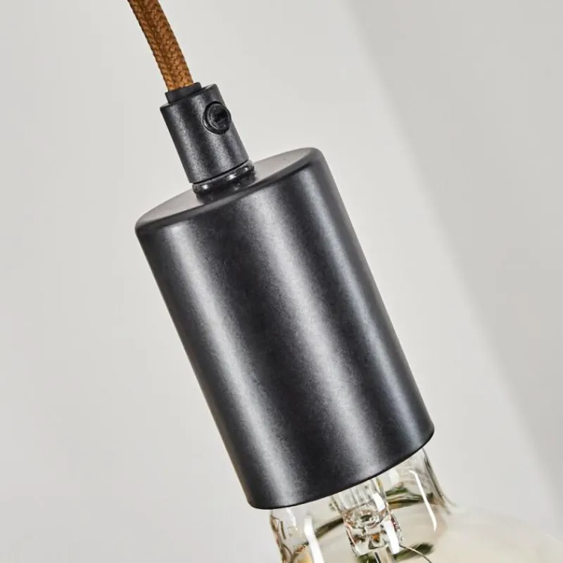 Style Boho-Chic-hofstein Suspension Toledo Noir, 3 lumières