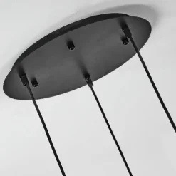 hofstein Suspension Traak Noir, 3 lumières