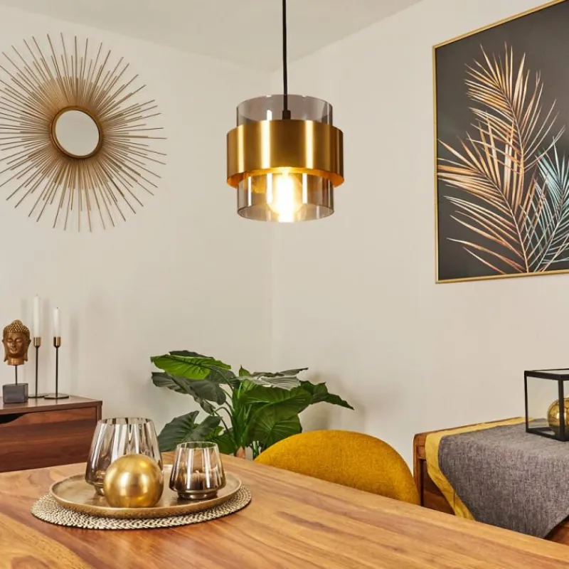 hofstein Suspension Traak Noir, 1 lumière