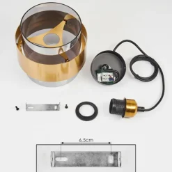 hofstein Suspension Traak Noir, 1 lumière