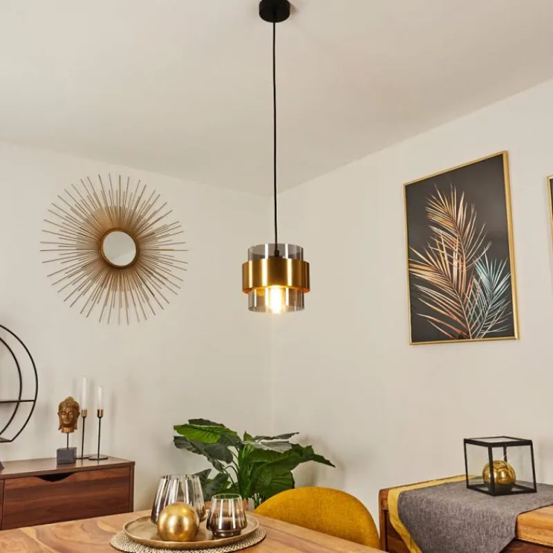 hofstein Suspension Traak Noir, 1 lumière