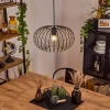 Lampes Industrielles-hofstein Suspension Trapichera Noir, 1 lumière