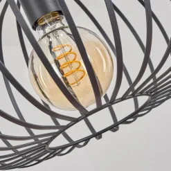 Lampes Industrielles-hofstein Suspension Trapichera Noir, 1 lumière