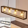 Lampes Industrielles-hofstein Suspension Traryd Noir, 4 lumières