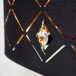 Lampes En Tissu-hofstein Suspension Trasancos Noir, 3 lumières