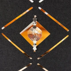 Lampes En Tissu-hofstein Suspension Trasancos Noir, 4 lumières