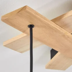 Lampes Vintages & Rétros-hofstein Suspension Treherne Écru, Noir, 9 lumières