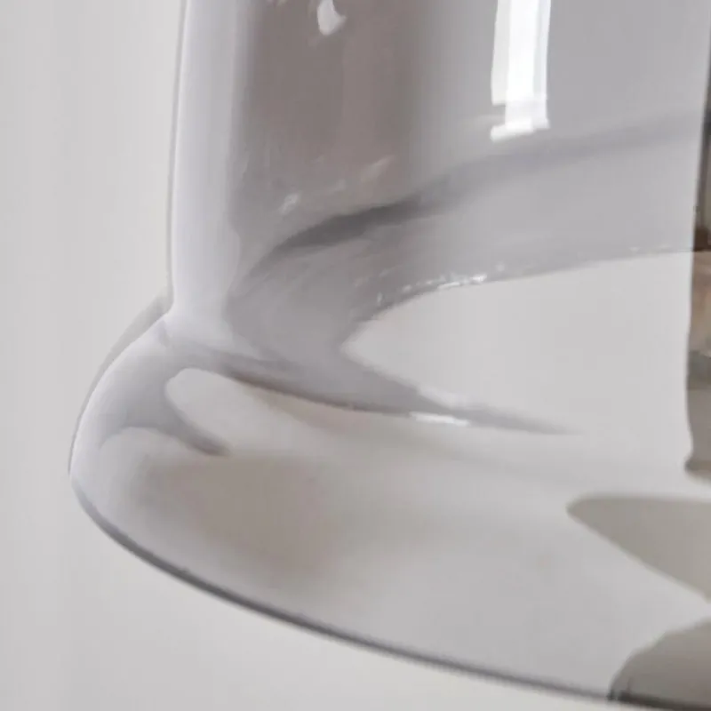 Suspension Verre Fumé-hofstein Suspension Trejos Laiton, Noir, 1 lumière