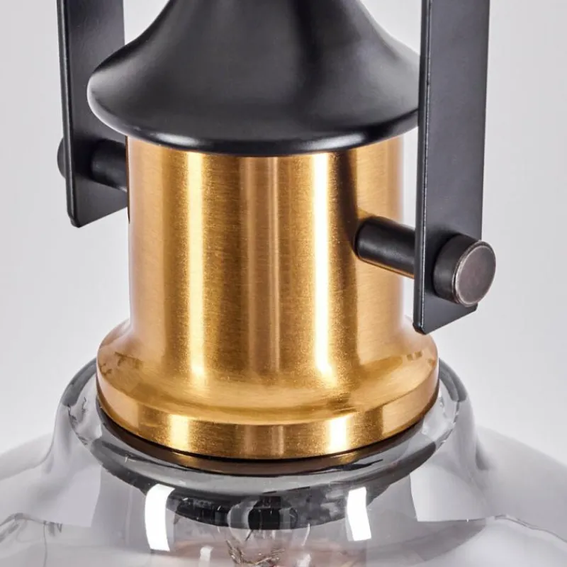 Suspension Verre Fumé-hofstein Suspension Trejos Noir, 3 lumières