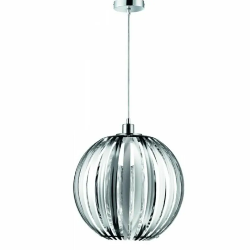Lampes Vintages & Rétros-Luminaires Trio Suspension Trio 3041 Chrome, 1 lumière