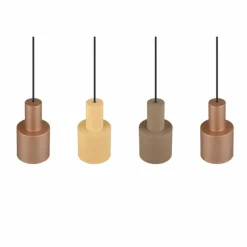 Luminaires Trio Suspension Trio AGUDO Noir, 4 lumières* Suspensions