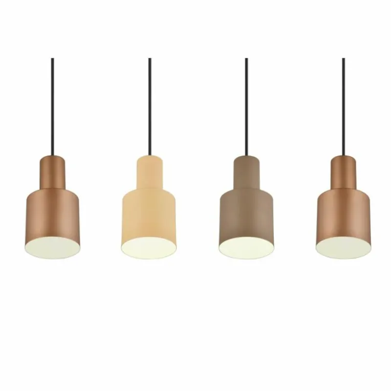 Luminaires Trio Suspension Trio AGUDO Noir, 4 lumières* Suspensions