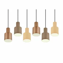 Luminaires Trio Suspension Trio AGUDO Noir, 6 lumières* Suspensions