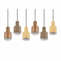 Luminaires Trio Suspension Trio AGUDO Noir, 6 lumières* Suspensions