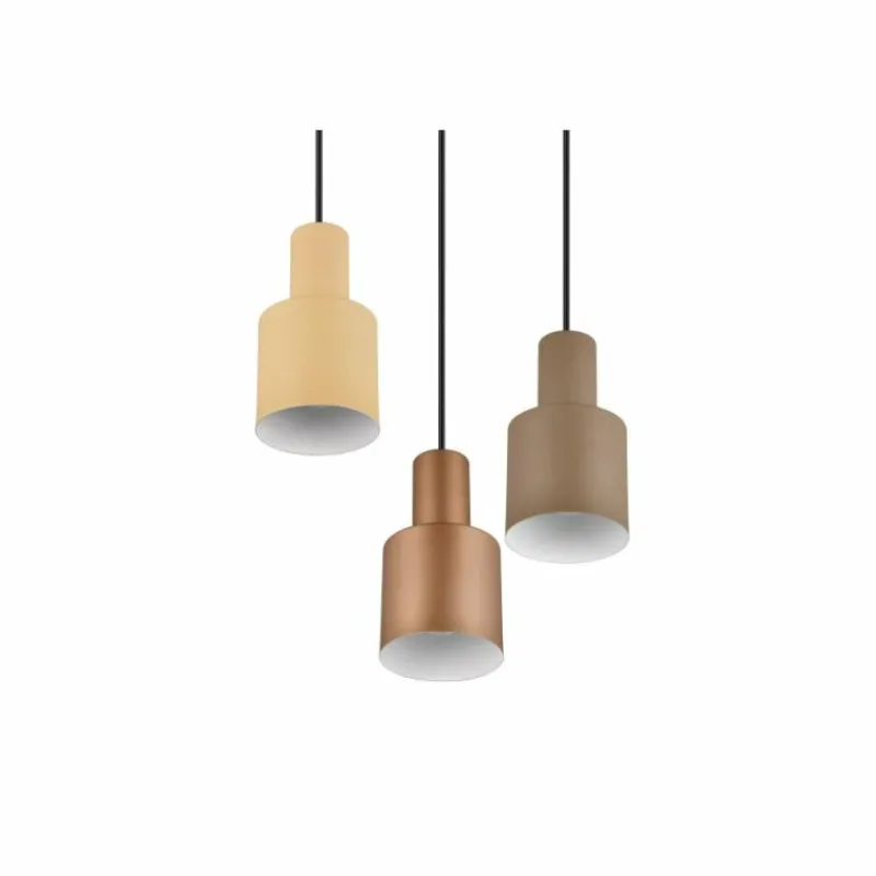 Luminaires Trio Suspension Trio AGUDO Noir, 3 lumières* Suspensions