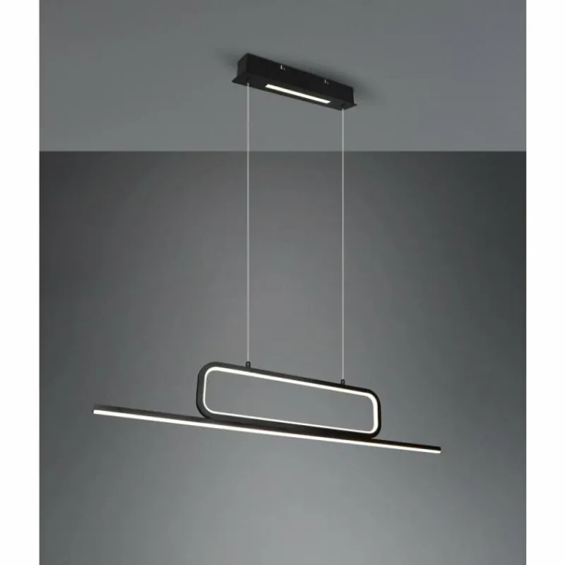 Luminaires Trio Suspension Trio Aick LED Noir, 1 lumière* Suspensions