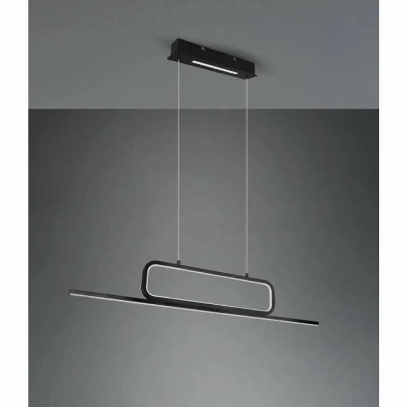 Luminaires Trio Suspension Trio Aick LED Noir, 1 lumière* Suspensions